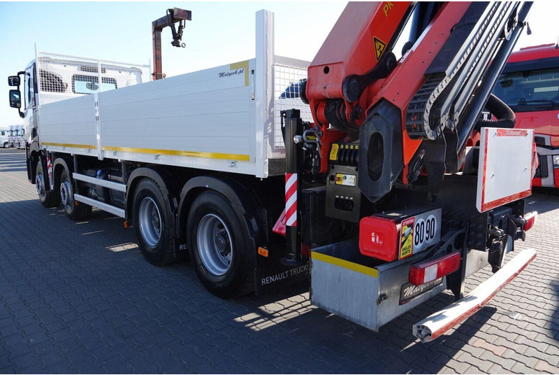 Bortu kravas automašīna/ Platforma, Kravas auto ar manipulatoru Renault C 430 / 8x4 / SKRZYNIOWY 7 M + HDS PALFINGER 33002 -wysów: 14,5: foto 13