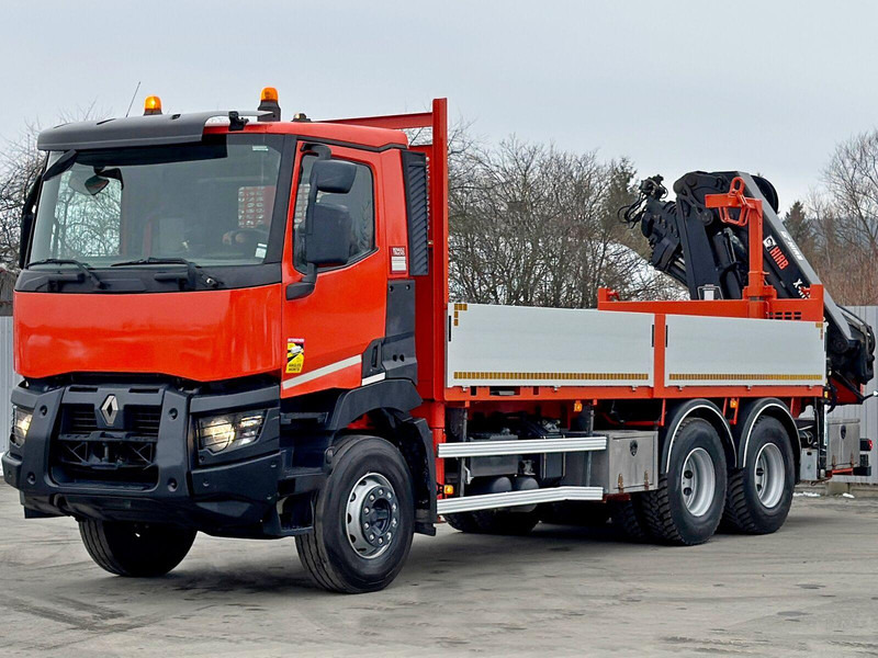 Renault C 430 *HIAB X - HIPRO 188 ES - 5 + FUNK* 6x4 - Bortu kravas automašīna/ Platforma, Kravas auto ar manipulatoru: foto 4 Renault C 430 *HIAB X - HIPRO 188 ES - 5 + FUNK* 6x4 - Bortu kravas automašīna/ Platforma, Kravas auto ar manipulatoru: foto 4