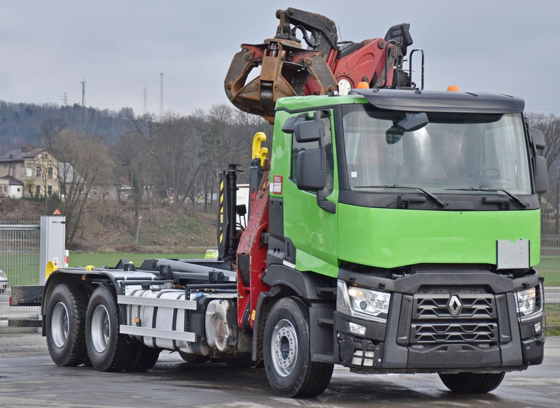 Renault C430* ABROLLKIPPER *LIV 170Z 78 * 6x4 - Pacēlājs ar āķi, Kravas auto ar manipulatoru: foto 3 Renault C430* ABROLLKIPPER *LIV 170Z 78 * 6x4 - Pacēlājs ar āķi, Kravas auto ar manipulatoru: foto 3