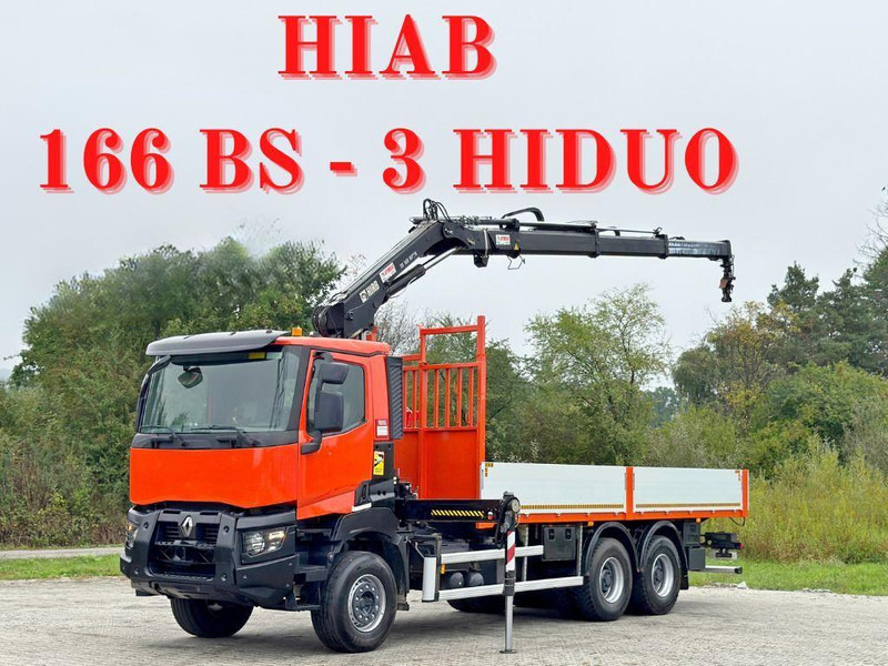 Renault K 380 * HIAB 166 BS-3 HIDUO + FUNK* 6x4 - Kravas automašīna pašizgāzējs, Kravas auto ar manipulatoru: foto 1 Renault K 380 * HIAB 166 BS-3 HIDUO + FUNK* 6x4 - Kravas automašīna pašizgāzējs, Kravas auto ar manipulatoru: foto 1