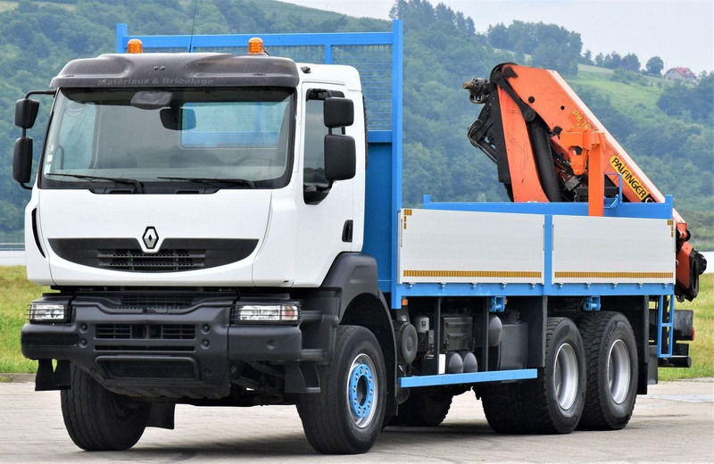 Renault KERAX 370 - Bortu kravas automašīna/ Platforma, Kravas auto ar manipulatoru: foto 4 Renault KERAX 370 - Bortu kravas automašīna/ Platforma, Kravas auto ar manipulatoru: foto 4