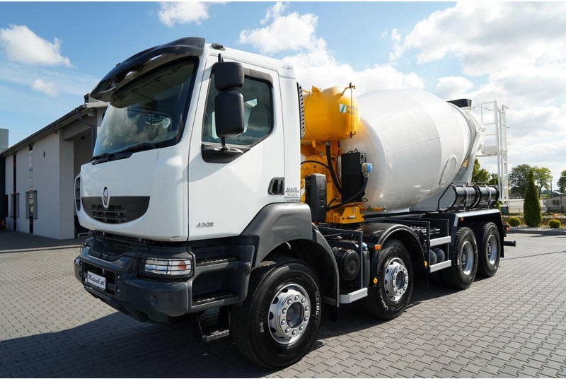 Renault KERAX 430 DXI / EURO 5 / 8X4 / BETONOMIESZARKA / 9 m3 / SCHWING - Betonvedējs: foto 5 Renault KERAX 430 DXI / EURO 5 / 8X4 / BETONOMIESZARKA / 9 m3 / SCHWING - Betonvedējs: foto 5