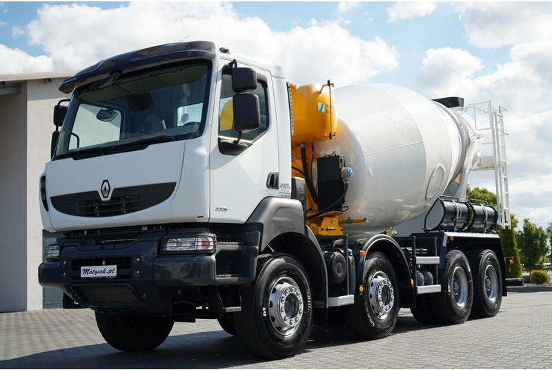 Renault KERAX 430 DXI / EURO 5 / 8X4 / BETONOMIESZARKA / 9 m3 / SCHWING - Betonvedējs: foto 4 Renault KERAX 430 DXI / EURO 5 / 8X4 / BETONOMIESZARKA / 9 m3 / SCHWING - Betonvedējs: foto 4