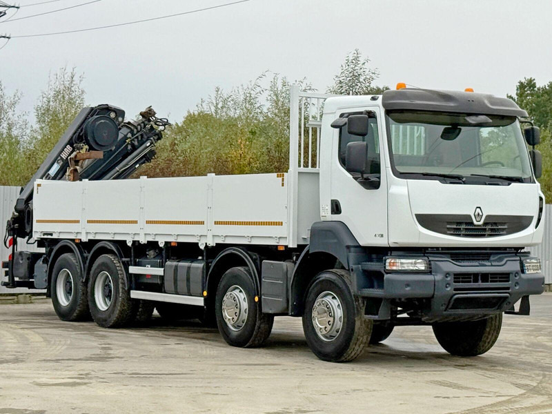 Renault KERAX 430 * HIAB 211 EP-5 HIDUO /FUNK *8x4 - Bortu kravas automašīna/ Platforma, Kravas auto ar manipulatoru: foto 3 Renault KERAX 430 * HIAB 211 EP-5 HIDUO /FUNK *8x4 - Bortu kravas automašīna/ Platforma, Kravas auto ar manipulatoru: foto 3