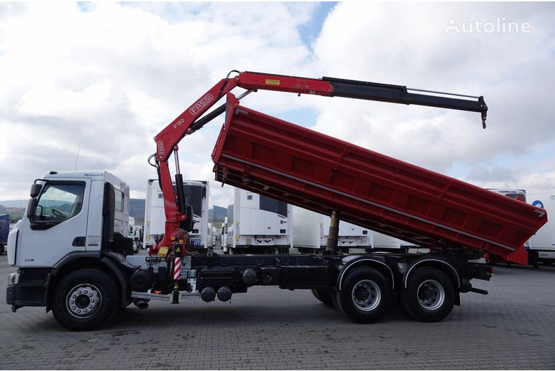 Renault LANDER 3 way tipper + crane FASSI 130 6x4 - Kravas automašīna pašizgāzējs, Kravas auto ar manipulatoru: foto 3 Renault LANDER 3 way tipper + crane FASSI 130 6x4 - Kravas automašīna pašizgāzējs, Kravas auto ar manipulatoru: foto 3