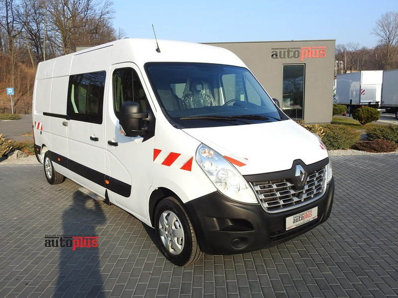 Renault MASTER FURGON BRYGADÓWKA 7 MIEJSC TEMPOMAT KLIMATYZACJA 130KM - Mikroautobuss, Pasažieru furgons: foto 1 Renault MASTER FURGON BRYGADÓWKA 7 MIEJSC TEMPOMAT KLIMATYZACJA 130KM - Mikroautobuss, Pasažieru furgons: foto 1