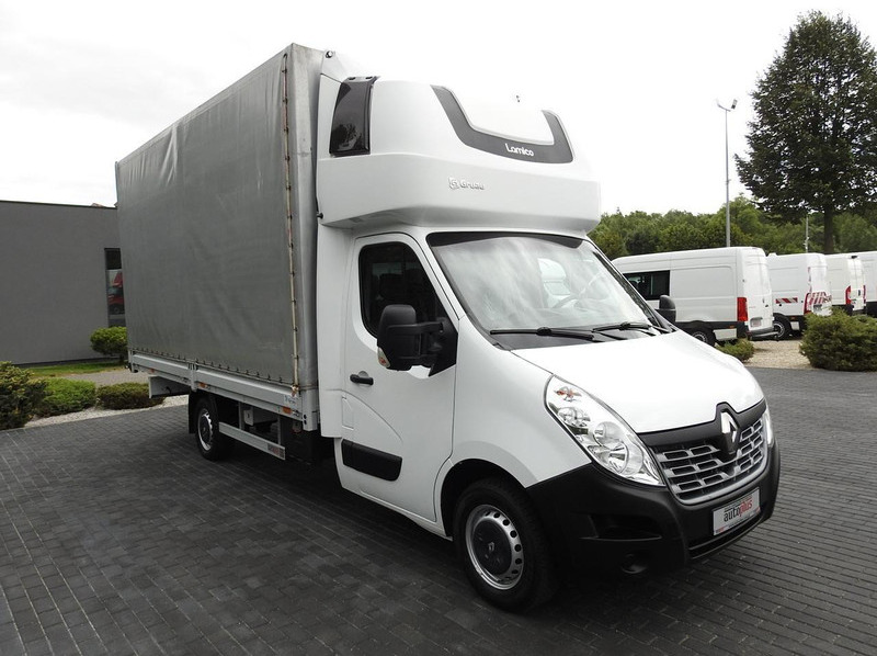 Renault MASTER PLANDEKA 10 PALET WEBASTO TEMPOMAT KLIMATYZACJA  170KM [ - Furgons ar tentu: foto 4 Renault MASTER PLANDEKA 10 PALET WEBASTO TEMPOMAT KLIMATYZACJA  170KM [ - Furgons ar tentu: foto 4