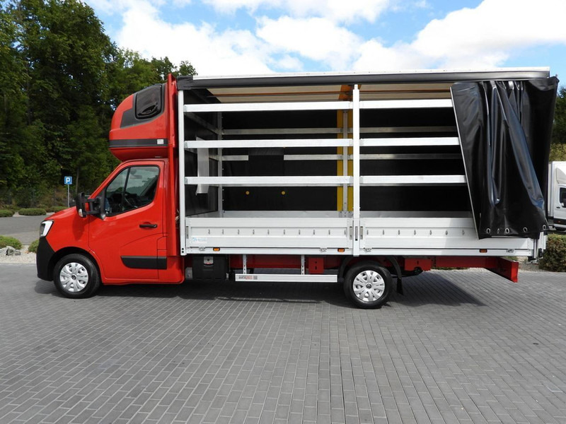 Furgons ar tentu Renault MASTER PLANDEKA 10 PALET WEBASTO TEMPOMAT LEDY KLIMATYZACJA  165: foto 8