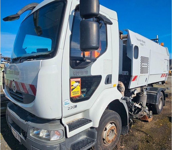 Renault MIDLUM 220 Dxi - Road sweeper truck - Ielu tīrīšanas mašīna: foto 1 Renault MIDLUM 220 Dxi - Road sweeper truck - Ielu tīrīšanas mašīna: foto 1