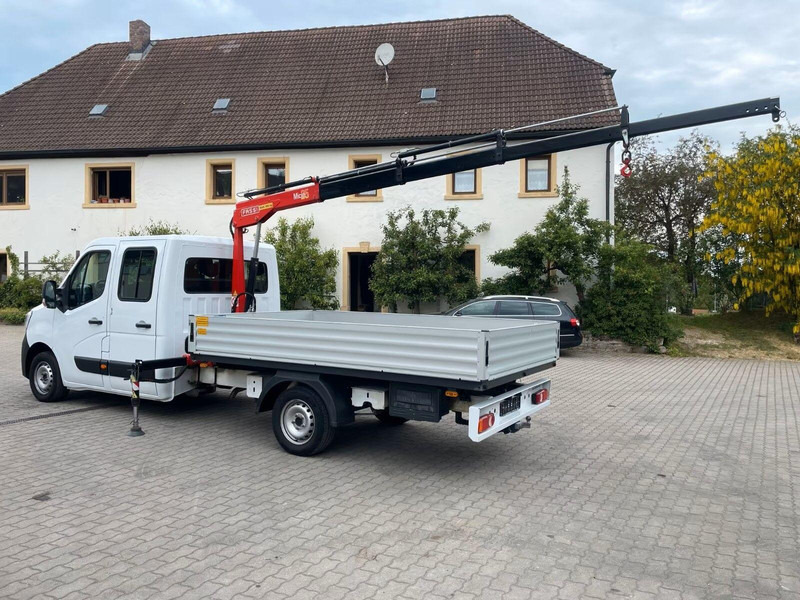 Automašīna ar kravas platformu, Kravas-pasažieru furgons Renault Master Doka - Flatbed truck + crane: foto 7 Automašīna ar kravas platformu, Kravas-pasažieru furgons Renault Master Doka - Flatbed truck + crane: foto 7