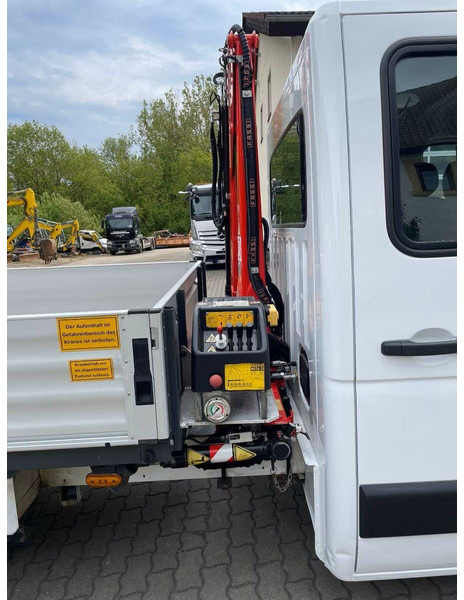 Automašīna ar kravas platformu, Kravas-pasažieru furgons Renault Master Doka - Flatbed truck + crane: foto 15 Automašīna ar kravas platformu, Kravas-pasažieru furgons Renault Master Doka - Flatbed truck + crane: foto 15