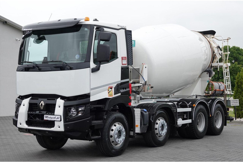 Renault T 460 / 8X4 / BETONOMIESZARKA / GRUSZKA 9M3 / IMER / ALUFELGI / - Betonvedējs: foto 2 Renault T 460 / 8X4 / BETONOMIESZARKA / GRUSZKA 9M3 / IMER / ALUFELGI / - Betonvedējs: foto 2
