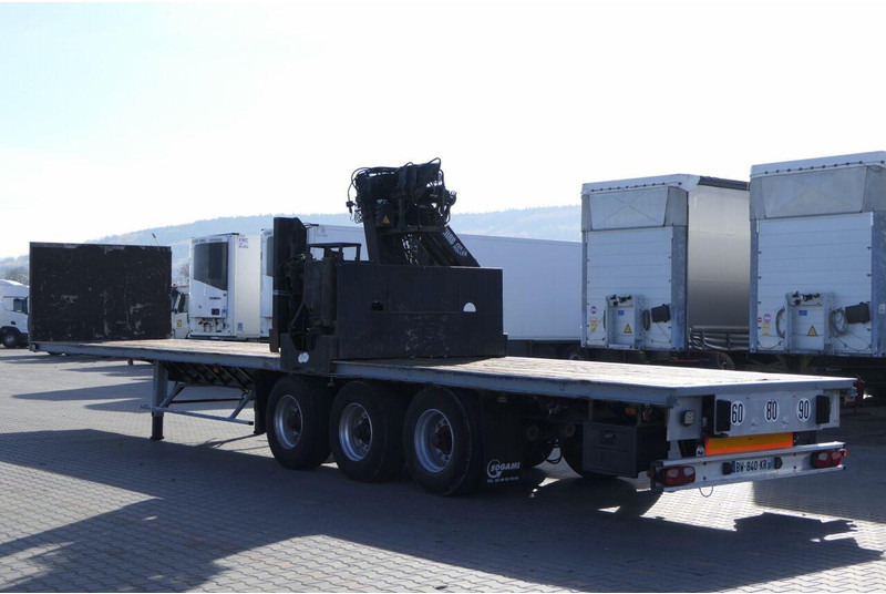 Samro NACZEPA PLATFORMA + HDS HIAB R 150 / DO BUDOWLANKI / PODŁOGA SZY - Bortu puspiekabe/ Platforma: foto 4 Samro NACZEPA PLATFORMA + HDS HIAB R 150 / DO BUDOWLANKI / PODŁOGA SZY - Bortu puspiekabe/ Platforma: foto 4