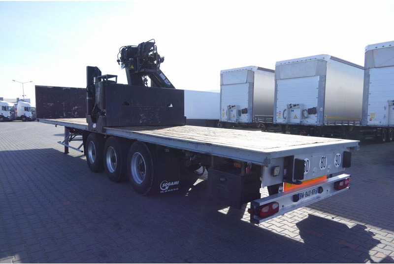 Samro NACZEPA PLATFORMA + HDS HIAB R 150 / DO BUDOWLANKI / PODŁOGA SZY - Bortu puspiekabe/ Platforma: foto 3 Samro NACZEPA PLATFORMA + HDS HIAB R 150 / DO BUDOWLANKI / PODŁOGA SZY - Bortu puspiekabe/ Platforma: foto 3