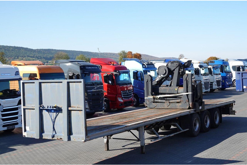 Samro NACZEPA PLATFORMA / + HDS HIAB R 150 F3 - WYSÓW : 8 METRÓW - Bortu puspiekabe/ Platforma: foto 1 Samro NACZEPA PLATFORMA / + HDS HIAB R 150 F3 - WYSÓW : 8 METRÓW - Bortu puspiekabe/ Platforma: foto 1