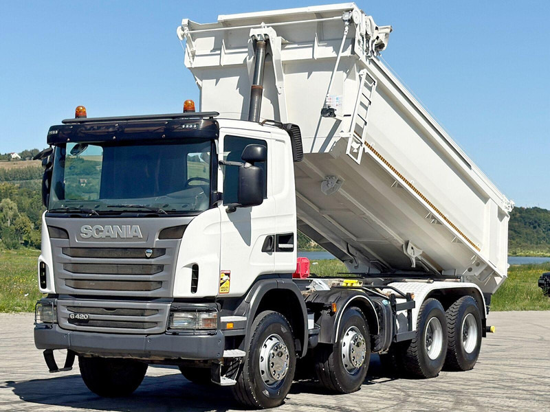 Scania G 420 * KIPPER * 8x4 * TOPZUSTAND - Kravas automašīna pašizgāzējs: foto 4 Scania G 420 * KIPPER * 8x4 * TOPZUSTAND - Kravas automašīna pašizgāzējs: foto 4