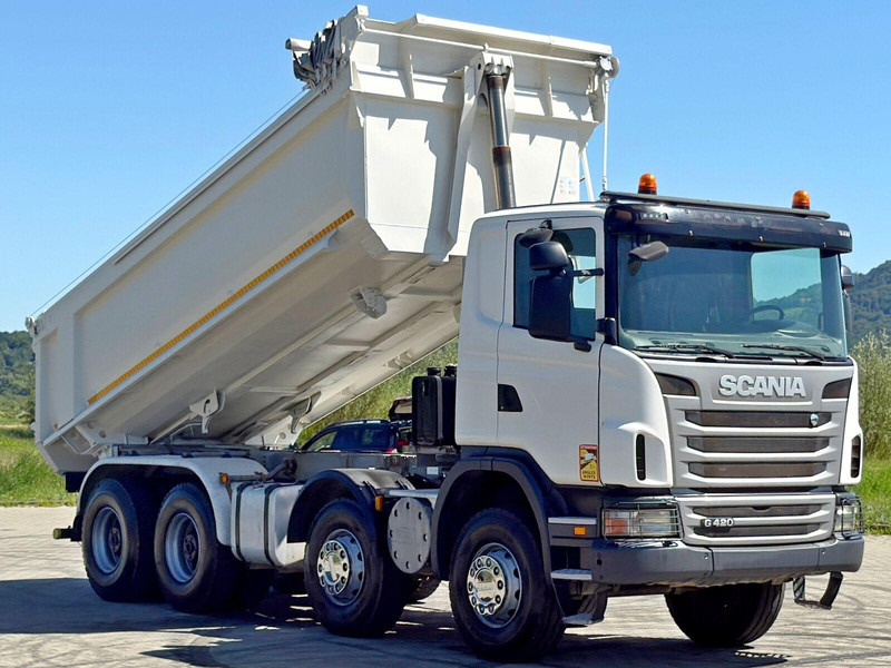 Scania G 420 * KIPPER * 8x4 * TOPZUSTAND - Kravas automašīna pašizgāzējs: foto 3 Scania G 420 * KIPPER * 8x4 * TOPZUSTAND - Kravas automašīna pašizgāzējs: foto 3