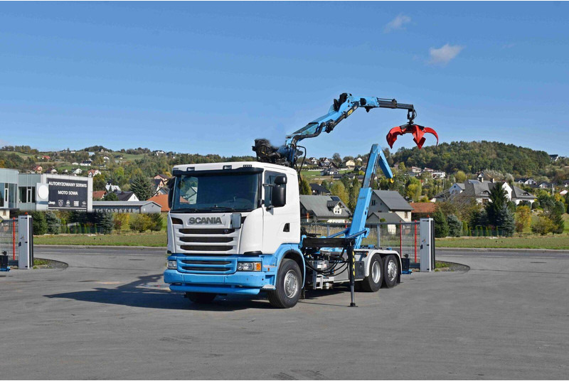 Scania G 440 - Pacēlājs ar āķi, Kravas auto ar manipulatoru: foto 2 Scania G 440 - Pacēlājs ar āķi, Kravas auto ar manipulatoru: foto 2