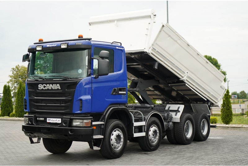 Scania G 480 / 8x4 / WYWROTKA DWUSTRONNA / BORDMATIC / MANUAL - Kravas automašīna pašizgāzējs: foto 1 Scania G 480 / 8x4 / WYWROTKA DWUSTRONNA / BORDMATIC / MANUAL - Kravas automašīna pašizgāzējs: foto 1