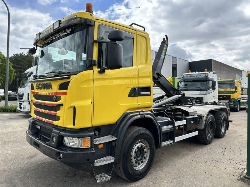 Scania G440 6x4 20T MARREL HOOKLIFT - RETARDER - STEEL - Bortu kravas automašīna/ Platforma, Kravas auto ar manipulatoru: foto 1 Scania G440 6x4 20T MARREL HOOKLIFT - RETARDER - STEEL - Bortu kravas automašīna/ Platforma, Kravas auto ar manipulatoru: foto 1