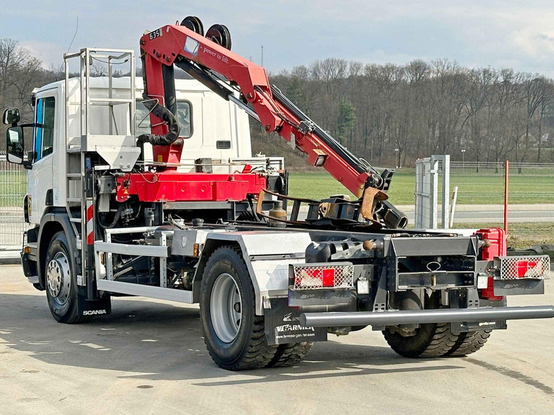 Scania P 250 * HMF 635 K2 + FUNK * TOPZUSTAND - Kravas automašīna pašizgāzējs, Kravas auto ar manipulatoru: foto 4 Scania P 250 * HMF 635 K2 + FUNK * TOPZUSTAND - Kravas automašīna pašizgāzējs, Kravas auto ar manipulatoru: foto 4