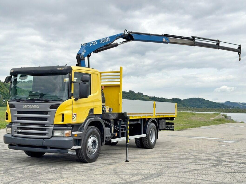 Scania P 270 * FASSI F110A.23 + FUNK * TOPZUSTAND - Bortu kravas automašīna/ Platforma, Kravas auto ar manipulatoru: foto 2 Scania P 270 * FASSI F110A.23 + FUNK * TOPZUSTAND - Bortu kravas automašīna/ Platforma, Kravas auto ar manipulatoru: foto 2