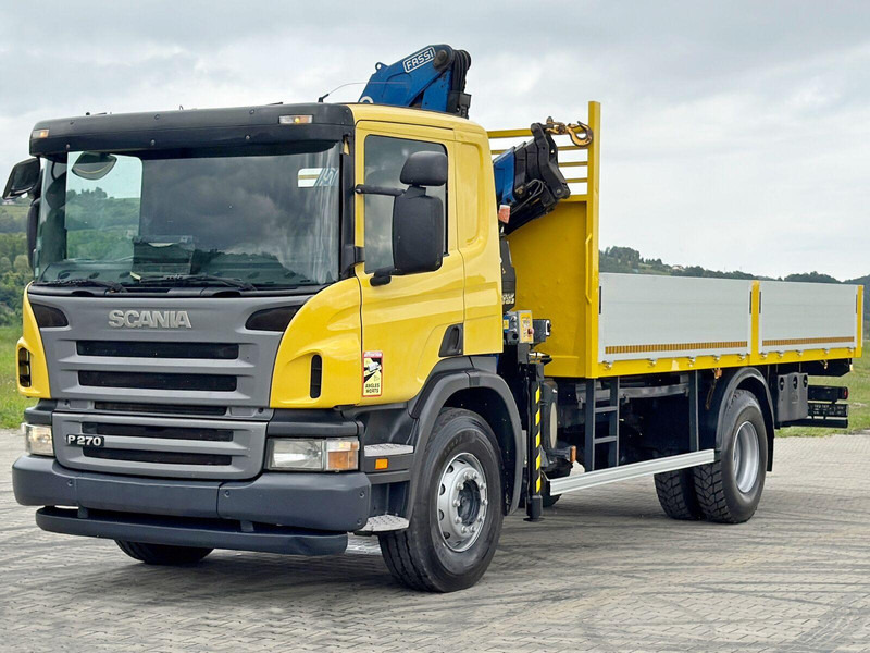 Scania P 270 * FASSI F110A.23 + FUNK * TOPZUSTAND - Bortu kravas automašīna/ Platforma, Kravas auto ar manipulatoru: foto 4 Scania P 270 * FASSI F110A.23 + FUNK * TOPZUSTAND - Bortu kravas automašīna/ Platforma, Kravas auto ar manipulatoru: foto 4