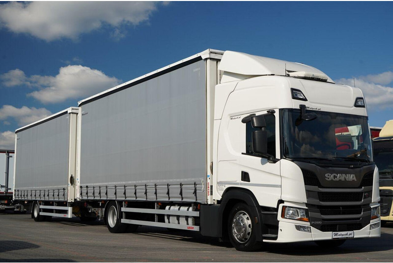 Scania P 280 / TANDEM / 4X2 / MEGA / I-PARK COOL / PRZYCZEPA WECON / S - Kravas automašīna ar tentu: foto 1 Scania P 280 / TANDEM / 4X2 / MEGA / I-PARK COOL / PRZYCZEPA WECON / S - Kravas automašīna ar tentu: foto 1