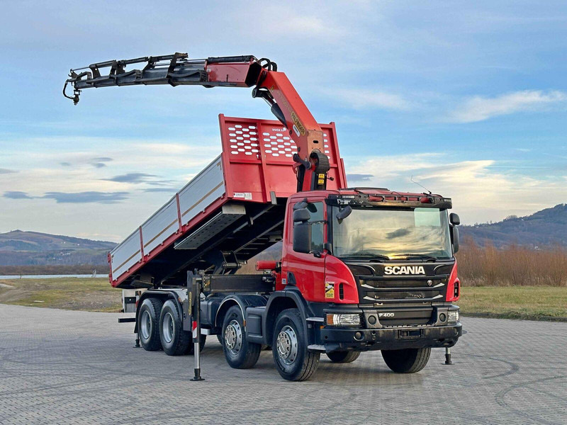 Scania P 400 - Kravas automašīna pašizgāzējs, Kravas auto ar manipulatoru: foto 2 Scania P 400 - Kravas automašīna pašizgāzējs, Kravas auto ar manipulatoru: foto 2