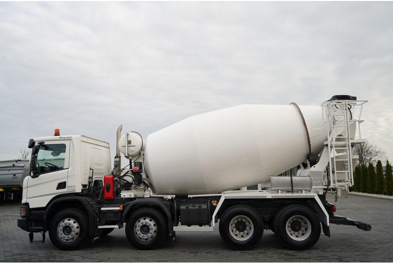 Scania P 410 / 8x4 / BETONOMIESZARKA / GRUSZKA / PUTZMEISTER / 9m3 / AU - Betonvedējs: foto 2 Scania P 410 / 8x4 / BETONOMIESZARKA / GRUSZKA / PUTZMEISTER / 9m3 / AU - Betonvedējs: foto 2