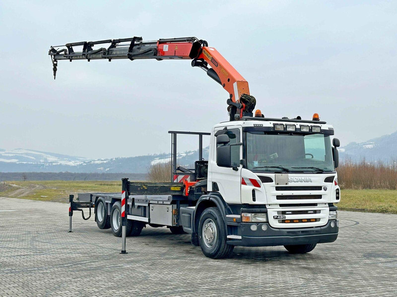 Scania P 420* PLATFORM 6,80m * PK 29002+FUNK * TOP - Bortu kravas automašīna/ Platforma, Kravas auto ar manipulatoru: foto 2 Scania P 420* PLATFORM 6,80m * PK 29002+FUNK * TOP - Bortu kravas automašīna/ Platforma, Kravas auto ar manipulatoru: foto 2