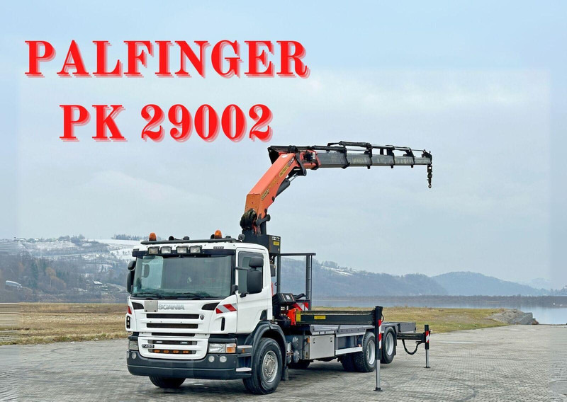 Scania P 420* PLATFORM 6,80m * PK 29002+FUNK * TOP - Bortu kravas automašīna/ Platforma, Kravas auto ar manipulatoru: foto 1 Scania P 420* PLATFORM 6,80m * PK 29002+FUNK * TOP - Bortu kravas automašīna/ Platforma, Kravas auto ar manipulatoru: foto 1