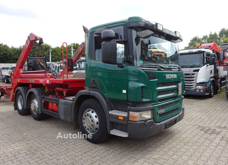 Scania P310 - Skip loader truck - Būvgružu konteineru vedējs: foto 3 Scania P310 - Skip loader truck - Būvgružu konteineru vedējs: foto 3