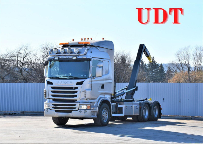 Scania R 480 Abrollkipper * 6x4 * Top Zustand ! - Pacēlājs ar āķi: foto 2 Scania R 480 Abrollkipper * 6x4 * Top Zustand ! - Pacēlājs ar āķi: foto 2
