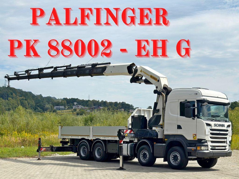 Scania R 500 * PK 88002 - EH G + FUNK * 8x4 *TOPZUSTAND - Bortu kravas automašīna/ Platforma, Kravas auto ar manipulatoru: foto 1 Scania R 500 * PK 88002 - EH G + FUNK * 8x4 *TOPZUSTAND - Bortu kravas automašīna/ Platforma, Kravas auto ar manipulatoru: foto 1