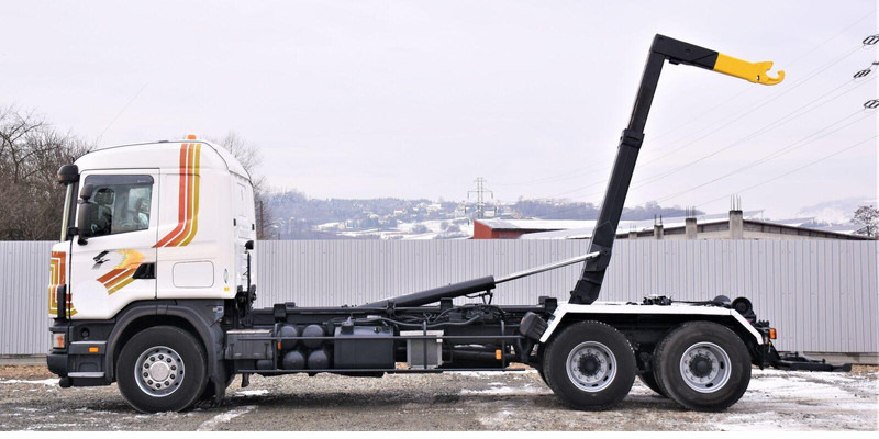 Scania R124 470 Abrollkipper * 6x2 * Motor Problem - Pacēlājs ar āķi: foto 5 Scania R124 470 Abrollkipper * 6x2 * Motor Problem - Pacēlājs ar āķi: foto 5