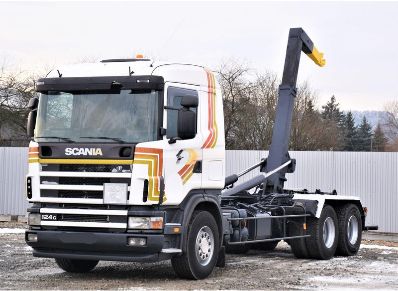 Scania R124 470 Abrollkipper * 6x2 * Motor Problem - Pacēlājs ar āķi: foto 2 Scania R124 470 Abrollkipper * 6x2 * Motor Problem - Pacēlājs ar āķi: foto 2