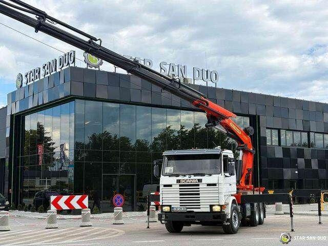 Scania R143 HL 6x2 PALFINGER PK44002 Crane Kran - Bortu kravas automašīna/ Platforma, Kravas auto ar manipulatoru: foto 3 Scania R143 HL 6x2 PALFINGER PK44002 Crane Kran - Bortu kravas automašīna/ Platforma, Kravas auto ar manipulatoru: foto 3