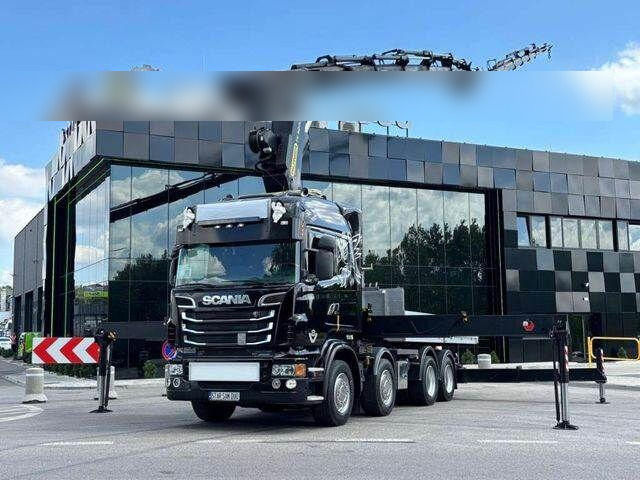 Scania R560 8x2 PALFINGER PK 92002 SH Fly Jib Winch 5t - Bortu kravas automašīna/ Platforma, Kravas auto ar manipulatoru: foto 1 Scania R560 8x2 PALFINGER PK 92002 SH Fly Jib Winch 5t - Bortu kravas automašīna/ Platforma, Kravas auto ar manipulatoru: foto 1