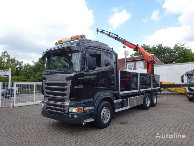 Scania R620 V8 6x2 Flatbed + Palfinger Crane PK 22002 EH - Bortu kravas automašīna/ Platforma, Kravas auto ar manipulatoru: foto 2 Scania R620 V8 6x2 Flatbed + Palfinger Crane PK 22002 EH - Bortu kravas automašīna/ Platforma, Kravas auto ar manipulatoru: foto 2