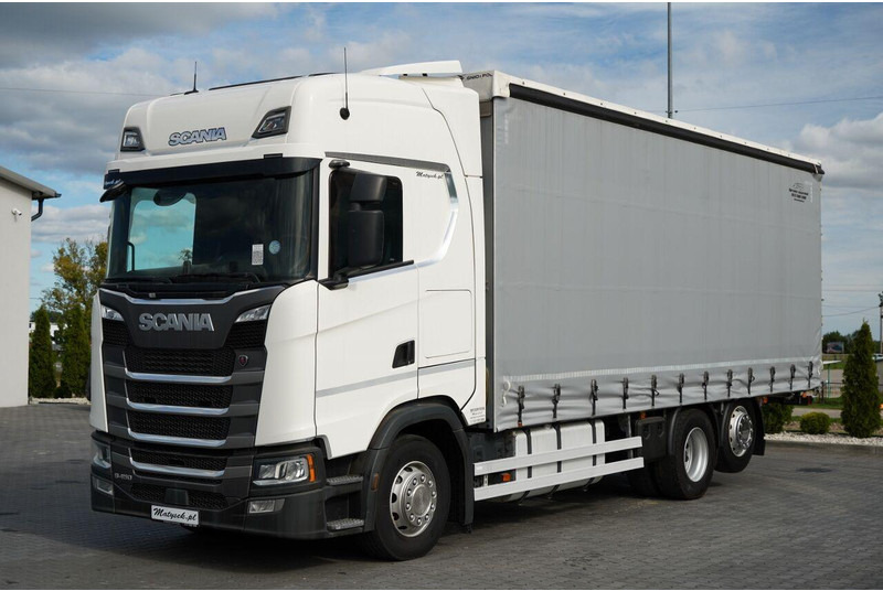 Scania S 450 / SOLÓWKA / 6X2 / OŚ PODNOSZONA / 2019 / - Kravas automašīna ar tentu: foto 4 Scania S 450 / SOLÓWKA / 6X2 / OŚ PODNOSZONA / 2019 / - Kravas automašīna ar tentu: foto 4