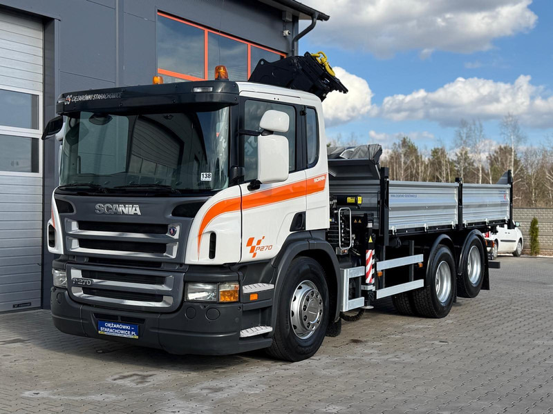 Scania SCANIA P270 6x2 wywrotka 3-stronna + HDS TEREX ATLAS 165.2E - Kravas automašīna pašizgāzējs, Kravas auto ar manipulatoru: foto 1 Scania SCANIA P270 6x2 wywrotka 3-stronna + HDS TEREX ATLAS 165.2E - Kravas automašīna pašizgāzējs, Kravas auto ar manipulatoru: foto 1