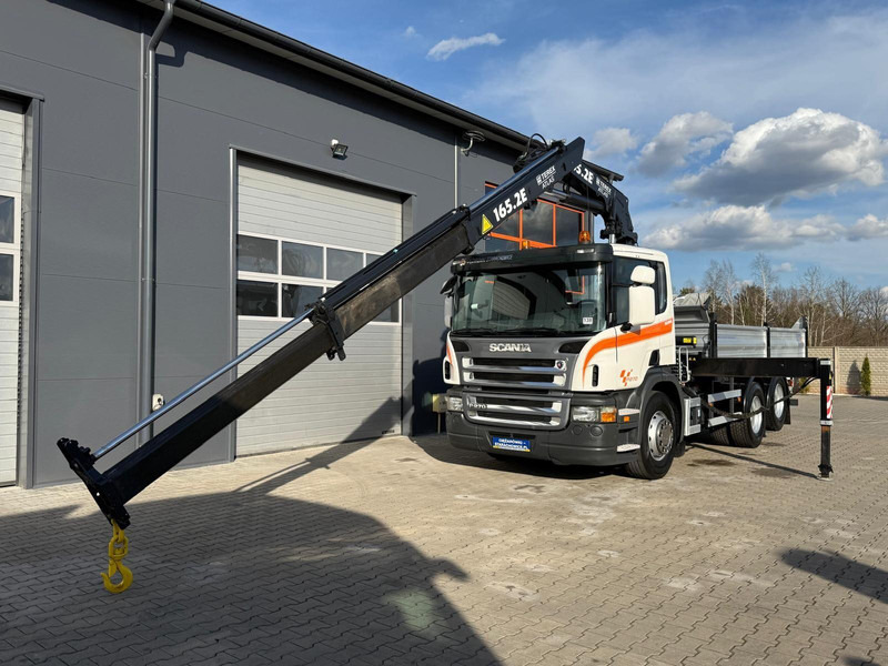 Kravas automašīna pašizgāzējs, Kravas auto ar manipulatoru Scania SCANIA P270 6x2 wywrotka 3-stronna + HDS TEREX ATLAS 165.2E: foto 20