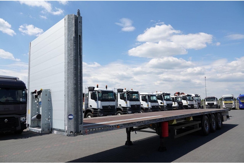 Schmitz Cargobull NACZEPA PLATFORMA / BUDOWLANA / 2019 / OPONY 100% / WAGA: 5800 K - Bortu puspiekabe/ Platforma: foto 4 Schmitz Cargobull NACZEPA PLATFORMA / BUDOWLANA / 2019 / OPONY 100% / WAGA: 5800 K - Bortu puspiekabe/ Platforma: foto 4