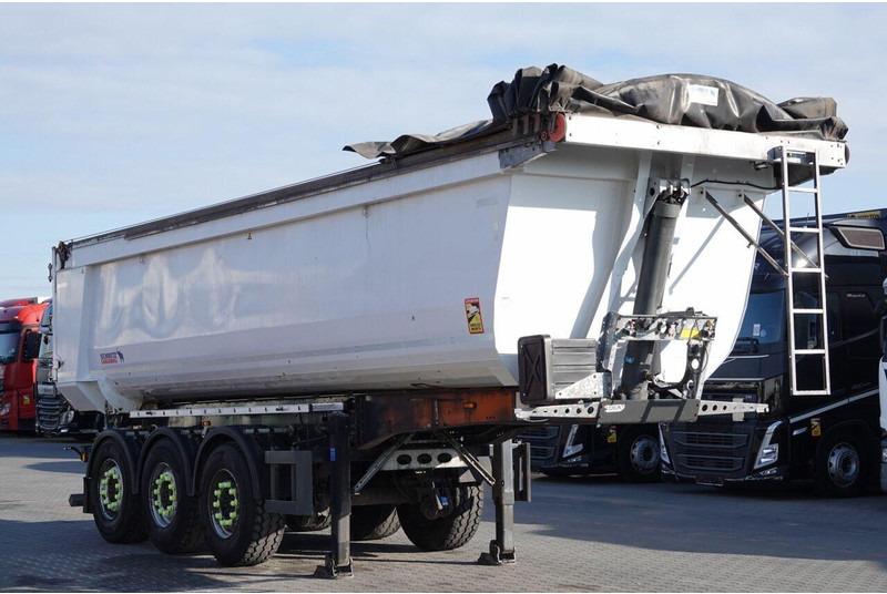 Schmitz Cargobull WYWROTKA 30 m3 / STALOWA / RYNNA WANNA HP / OŚ PODNOSZONAWYWROTK - Puspiekabe pašizgāzējs: foto 1 Schmitz Cargobull WYWROTKA 30 m3 / STALOWA / RYNNA WANNA HP / OŚ PODNOSZONAWYWROTK - Puspiekabe pašizgāzējs: foto 1