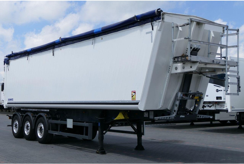 Schmitz Cargobull WYWROTKA 58 M3 / MULDA ALUMINIOWA / KLAPO-DRZWI / OŚ PODNOSZONA - Puspiekabe pašizgāzējs: foto 1 Schmitz Cargobull WYWROTKA 58 M3 / MULDA ALUMINIOWA / KLAPO-DRZWI / OŚ PODNOSZONA - Puspiekabe pašizgāzējs: foto 1