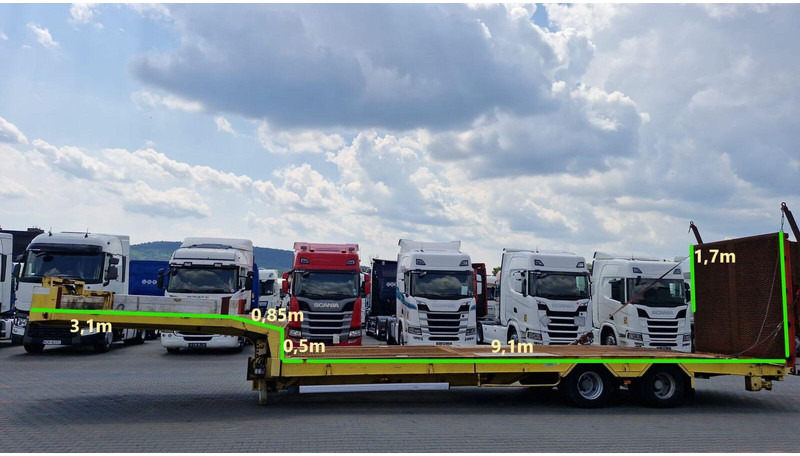 Verem NACZEPA LAWETA / NISKOPODWOZIOWA / 13.M / NAJAZDY HYDRAULICZNE - Puspiekabe zema profila platforma: foto 3 Verem NACZEPA LAWETA / NISKOPODWOZIOWA / 13.M / NAJAZDY HYDRAULICZNE - Puspiekabe zema profila platforma: foto 3