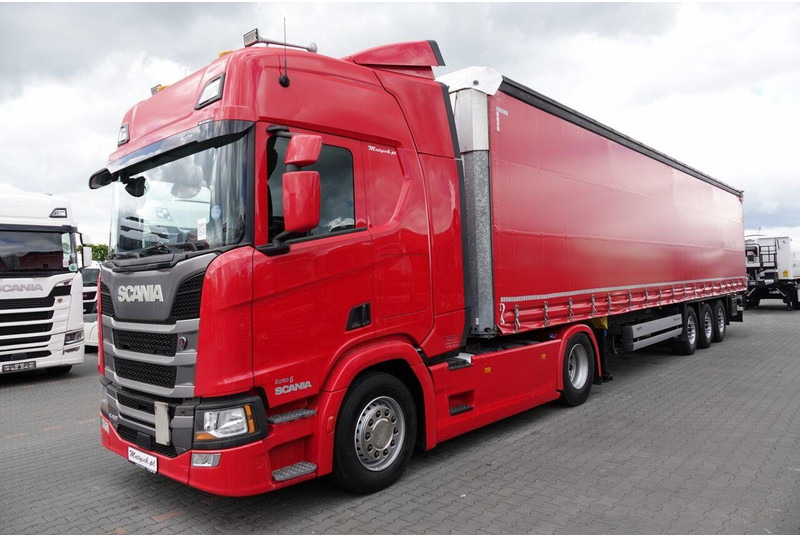 Scania R 450 / OPONY 100% / 2021 ROK / ZESTAW / FIRANKA / MULDA DO STAL - Vilcējs: foto 2 Scania R 450 / OPONY 100% / 2021 ROK / ZESTAW / FIRANKA / MULDA DO STAL - Vilcējs: foto 2