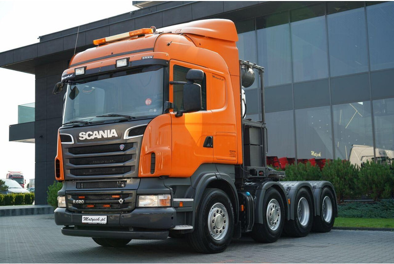 Scania R 620 / HYDRAULIKA / 8X4 / DMC: 150 000 KG / SIODŁO PODNOSZONE P - Vilcējs: foto 4 Scania R 620 / HYDRAULIKA / 8X4 / DMC: 150 000 KG / SIODŁO PODNOSZONE P - Vilcējs: foto 4