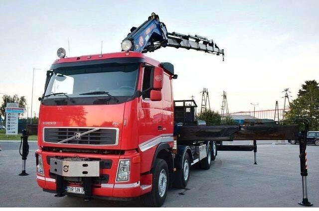 Volvo FH 400 8x2 PM 85 85027 KRAN cran - Bortu kravas automašīna/ Platforma, Kravas auto ar manipulatoru: foto 1 Volvo FH 400 8x2 PM 85 85027 KRAN cran - Bortu kravas automašīna/ Platforma, Kravas auto ar manipulatoru: foto 1